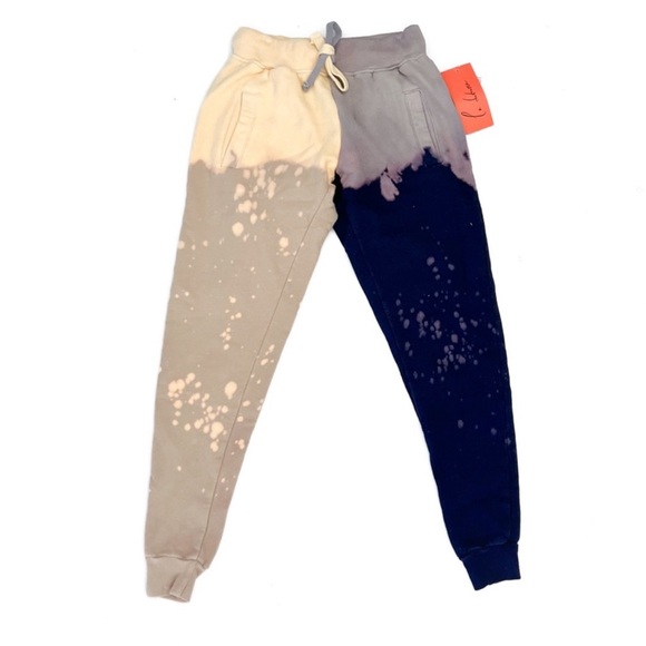 NWT LA DETRESSE Malibu tan blue tie dye acid dye set size small - Picture 3 of 16